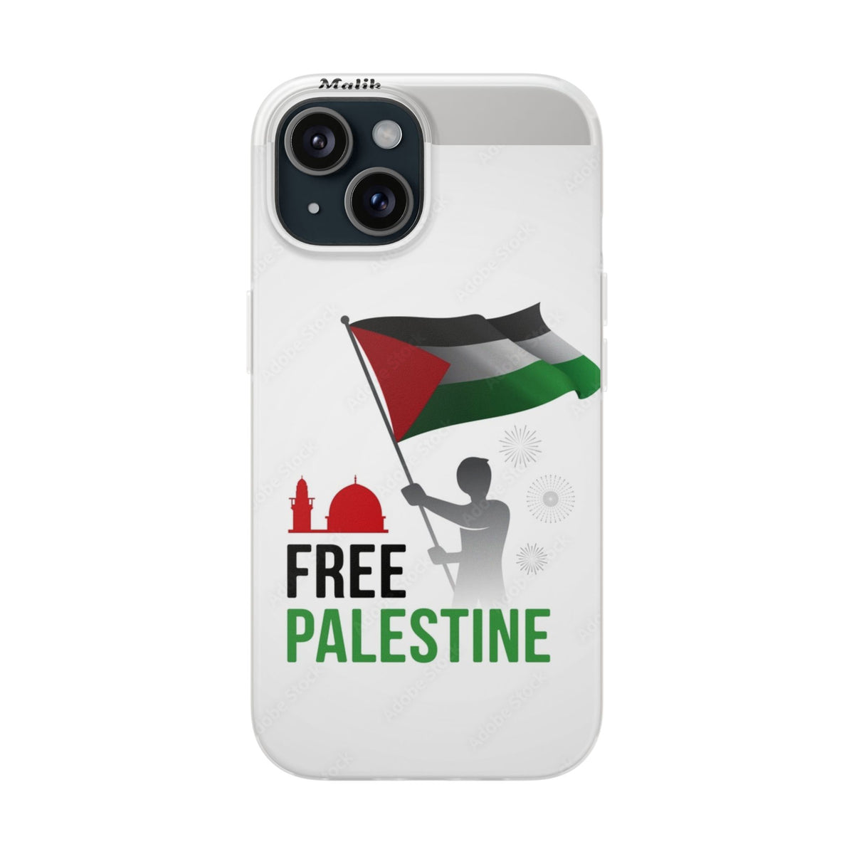 Free Palestine Specially Designed for iPhone 15 Protective Case-Silicone Protection  Mobile Phone Case