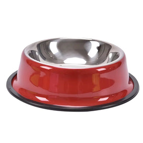 15Cm Pet Stainless Steel Bowls Non-Slip Anti-Fall Durable Cat Dogs Feeding Bowl Puppy Drink Water Feeder Pets Outdoor Food Dish