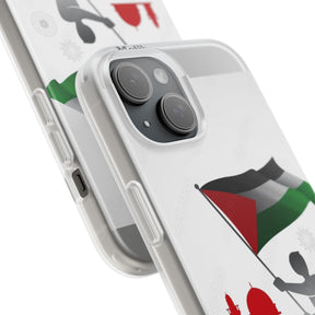 Free Palestine Specially Designed for iPhone 15 Protective Case-Silicone Protection  Mobile Phone Case