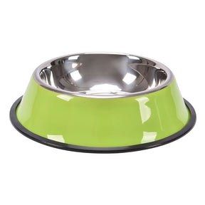 15Cm Pet Stainless Steel Bowls Non-Slip Anti-Fall Durable Cat Dogs Feeding Bowl Puppy Drink Water Feeder Pets Outdoor Food Dish