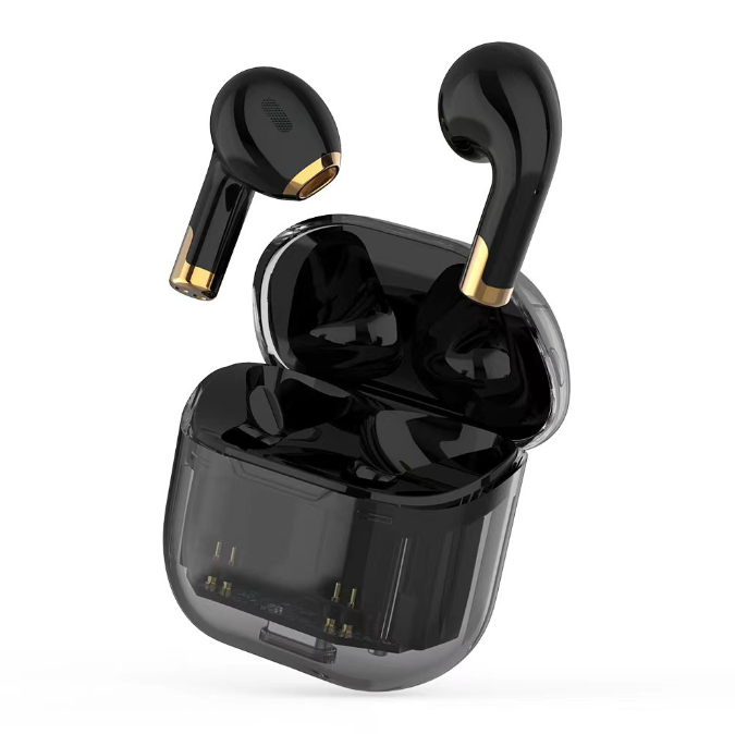 Transparent bin 5.3TWS Bluetooth headset APRO11 true wireless sports game headset call noise reduction