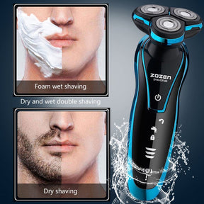 4D floating shaver