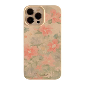 Garden in Oil Painting iPhone 15 Phone Case 14 Art 13Pro Silicone Max