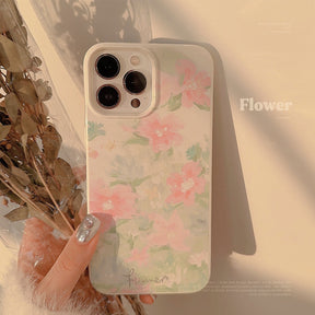 Garden in Oil Painting iPhone 15 Phone Case 14 Art 13Pro Silicone Max