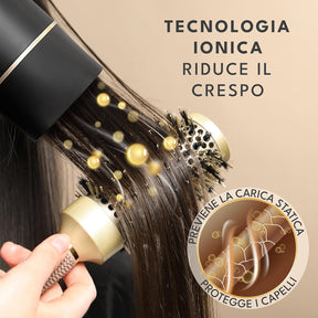 Phon Capelli Asciugacapelli Ionico 2100W - Anti-Spliss Con Modalità Aria Fredda | Travel Hair Dryer Asciuga Capelli | Phono Phone Fon Capelli Phon Ionico Asciugacapelli Professionali