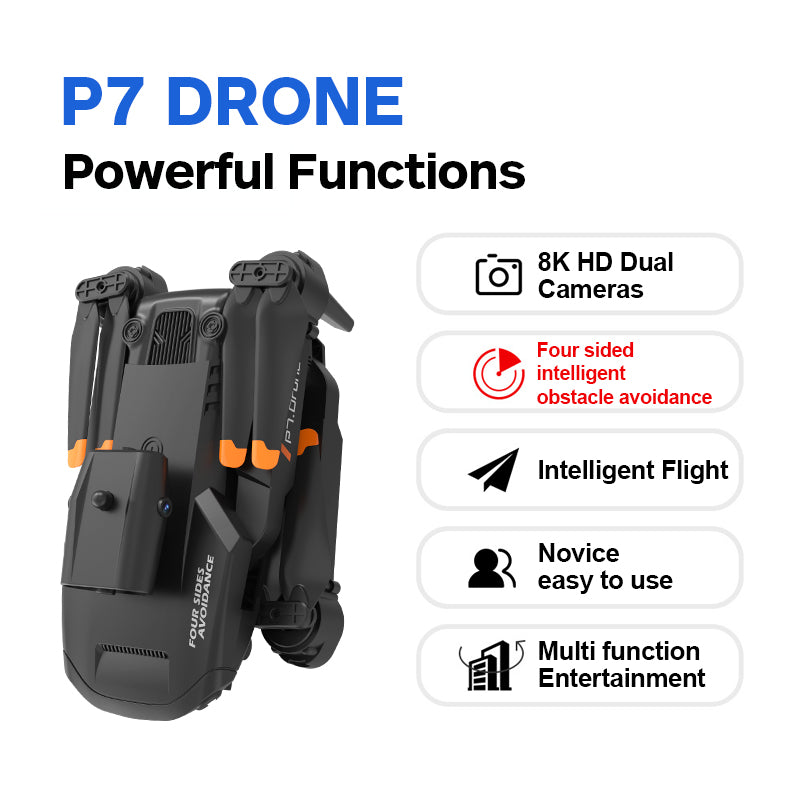 P7 Drone Four Axis Helicopter Aerial Vehicle Electric Toy Foldable Quadcopter Remote Control Children Toy Gift