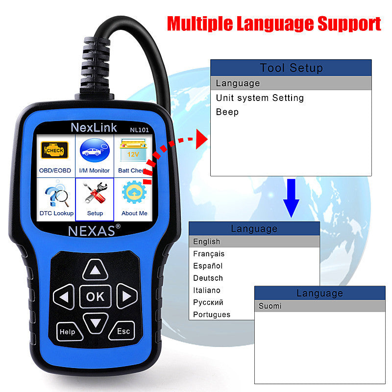 NexLink:tm: Autodiagnosescanner