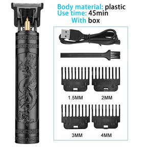 Electric Hair Clipper Professional USB Cordless Clipper Professional Beard Trimmer Haircut Grooming Kit Hair Cutting Machine